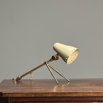 Boris Lacroix Falkenbergs Swedish Mid Century Modern Table Lamp Brass 1960s