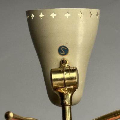 Boris Lacroix Falkenbergs Swedish Mid Century Modern Table Lamp Brass 1960s