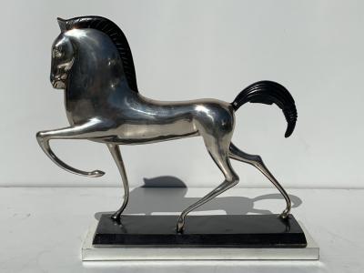 Boris Lovet Lorski Art Deco Style Etruscan Horse Sculpture