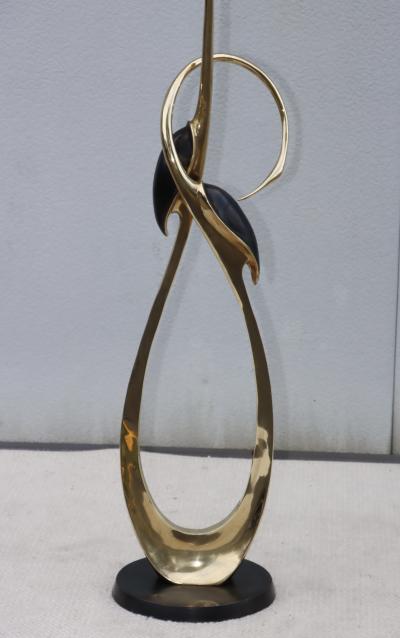 Boris Lovet Lorski Boris Lovet Lorski Attributed Cranes Solid Brass Sculpture