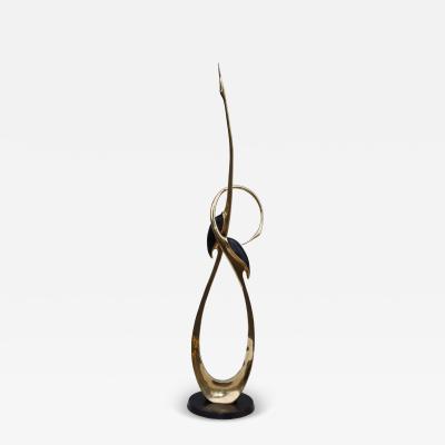 Boris Lovet Lorski Boris Lovet Lorski Attributed Cranes Solid Brass Sculpture