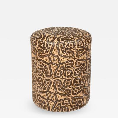 Borneo Mat Round Ottoman Small IV