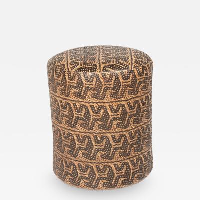 Borneo Mat Round Ottoman Small VIII