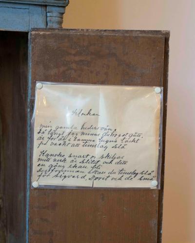 Bornholm Longcase Clock Painted Wood Early 19th Century