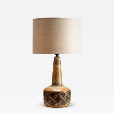 Bornholm Stent j S holm S holm Large Ceramic Table Lamp by Bornholm Stent j S holm Denmark 1960s