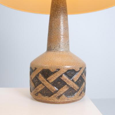 Bornholmsk Ceramic Pair of Large Stoneware Ceramic Table Lamps S holm Bornholm Denmark 1960 70s