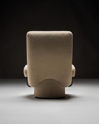 Boucle Swivel Armchair Europe c 1960