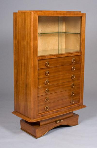 Bouillaguet French Art Deco Cabinet