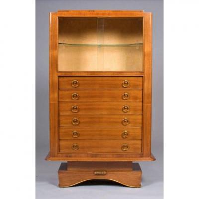 Bouillaguet French Art Deco Cabinet