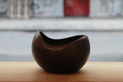 Bowl of Carved Wenge Denmark early 1960s