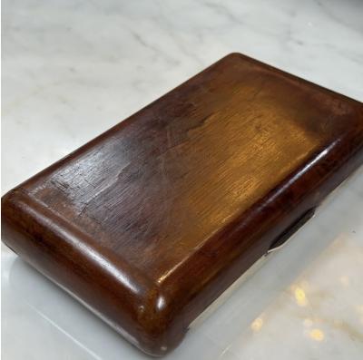 Box in wood end metal top Italy 70s