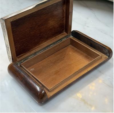 Box in wood end metal top Italy 70s