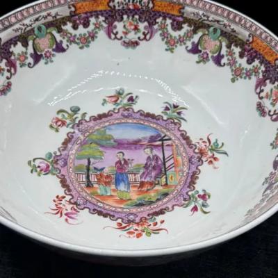 Boy in the Window pattern Punch Bowl