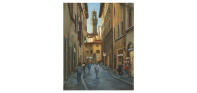 Bradley Stevens Towards Palazzo Vecchio