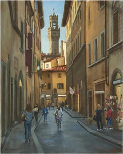 Bradley Stevens Towards Palazzo Vecchio