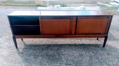 Bramin Mobler Vintage Midi Century Ribbon Mahogany Bramin Mobler Sideboard