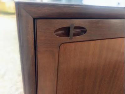 Bramin Mobler Vintage Midi Century Ribbon Mahogany Bramin Mobler Sideboard