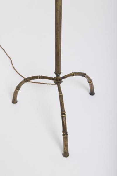 Brass Bamboo Floor Lamp