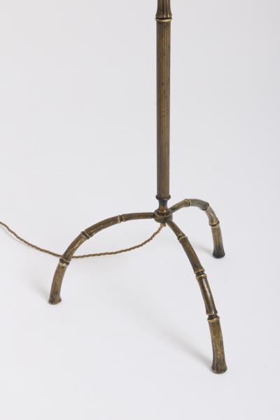 Brass Bamboo Floor Lamp
