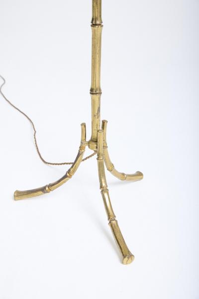 Brass Bamboo Floor Lamp