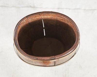 Brass Banded Coopered Oak Rum Keg