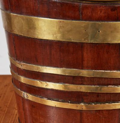 Brass Bound Boat Shaped Bucket