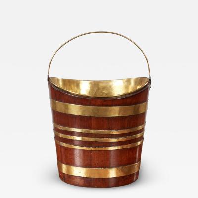 Brass Bound Boat Shaped Bucket