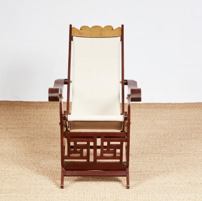 Brass Bound Campaign Deck Chair