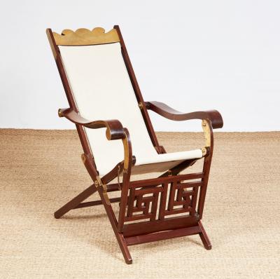 Brass Bound Campaign Deck Chair