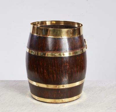 Brass Bound Rum Barrel