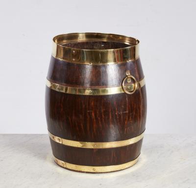 Brass Bound Rum Barrel