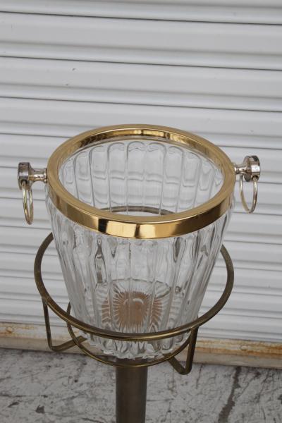 Brass Champagne Ice Bucket Stand