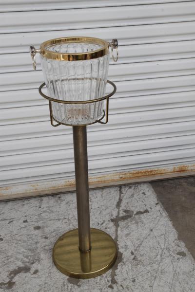 Brass Champagne Ice Bucket Stand