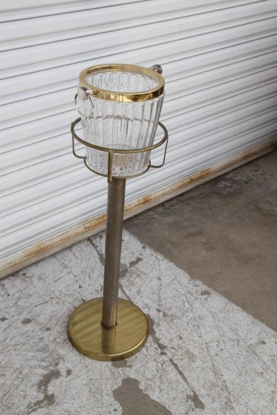 Brass Champagne Ice Bucket Stand