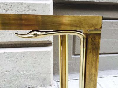 Brass Console Table