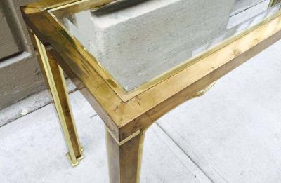 Brass Console Table