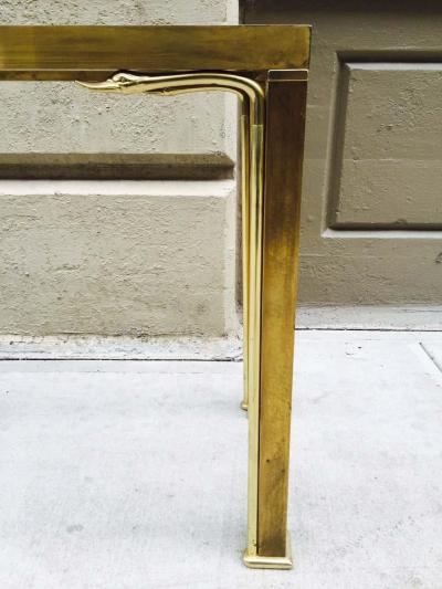 Brass Console Table
