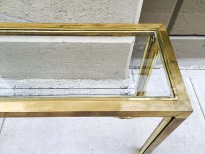 Brass Console Table