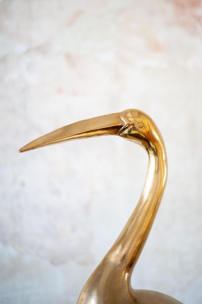 Brass Flamingo