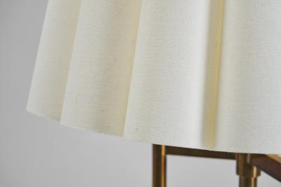 Brass Floor Lamp with Tripod Base Denmark ca 1950s
