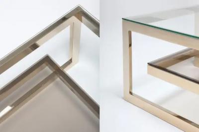 Brass G Side or Coffee Table