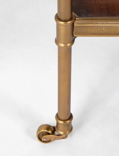 Brass Gallery Post Three Tier Etagere