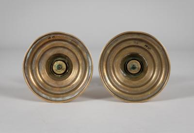 Brass Harrison Patent Telescopic or Extending Candlesticks