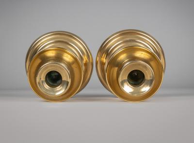 Brass Harrison Patent Telescopic or Extending Candlesticks