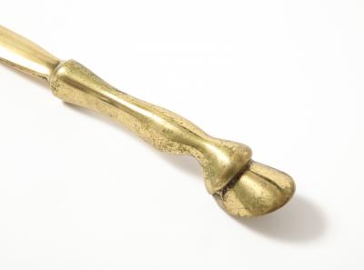 Brass Hoof Letter Opener United States c 1950