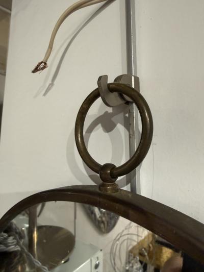 Brass Mirror montre gousset 1950s