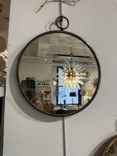 Brass Mirror montre gousset 1950s