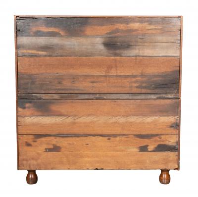 Brass Mounted Mahogany Campaign Chest