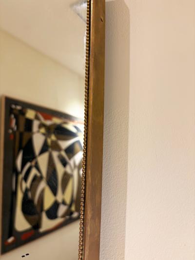 Brass Shield Mirror