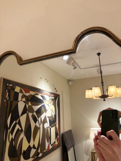 Brass Shield Mirror